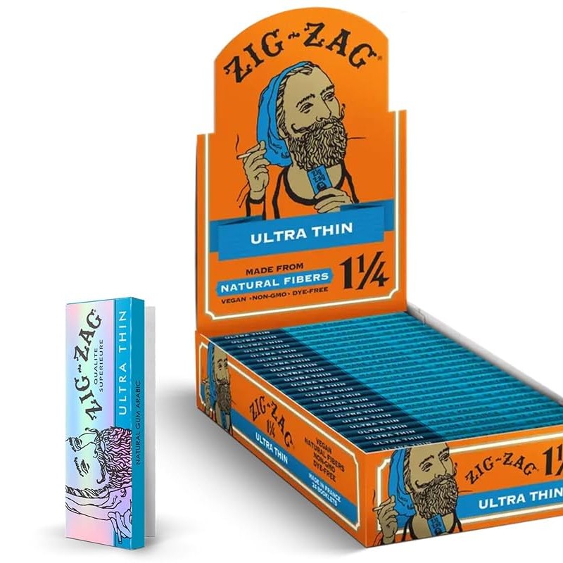 ZIG ZAG ULTRA THIN 1 1/4 SIZE 24 PK OF 6 ZIG ZAG ULTRA THIN 1 1/4 SIZE 24 PK OF 6