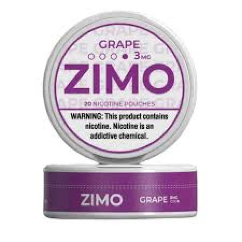 ZIMO 3MG NICOTINE POUCH GRAPE 5PK ZIMO 3MG NICOTINE POUCH GRAPE 5PK