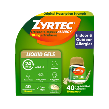 ZYRTEC ALLERGY 20 PACK OF 1 TAB