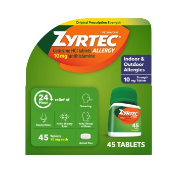 ZYRTEC ALLERGY PACK OF 1 TAB 10MG