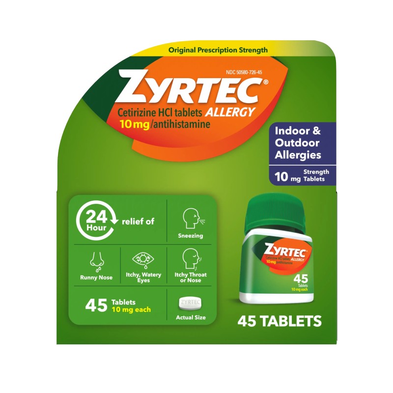 ZYRTEC ALLERGY PACK OF 1 TAB 10MG